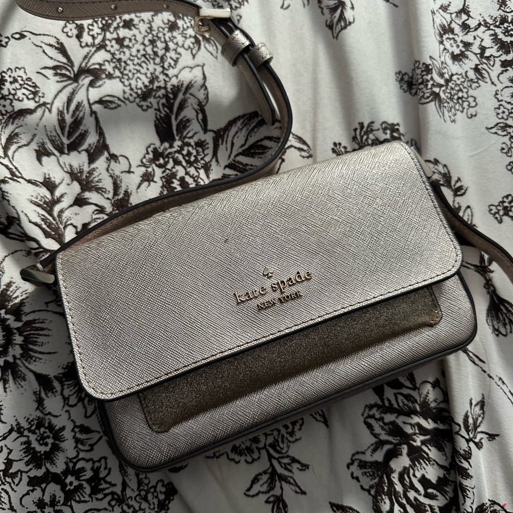 Kate Spade light gold Crossbody Bag